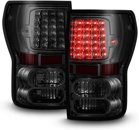 AKKON - For 07-13 Toyota Tundra Pickup Truck Black Bezel Rear LED Tail Lights Brake Lamps Replacement Pair in Kuwait