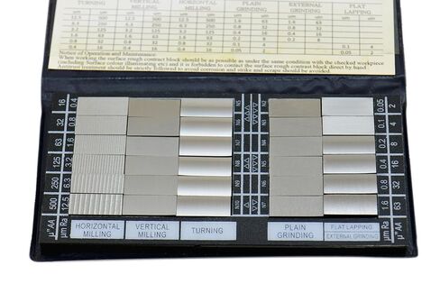 Shars 2-500 Ra Micro Inch Surface Roughness Finish Comparator New 303-9408 P in Saudi Arabia