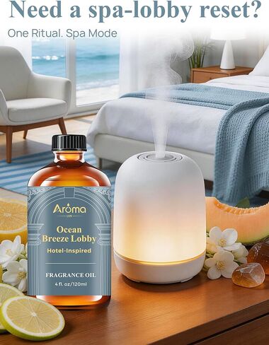 Ocean Breeze Lobby — a Hotel-Inspired Fragrance Oil that Feels Like a Coastal Resort Lobby, Hotel Diffuser Oil for Home Fragrance Oil for Ultrasonic and Waterless Diffusers and Crafting in Saudi Arabia