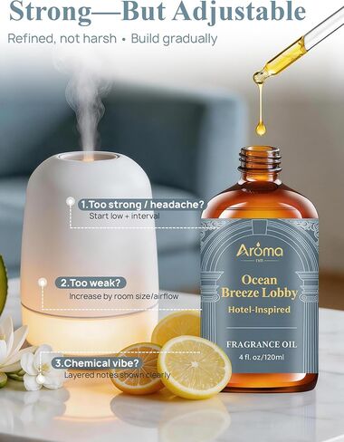 Ocean Breeze Lobby — a Hotel-Inspired Fragrance Oil that Feels Like a Coastal Resort Lobby, Hotel Diffuser Oil for Home Fragrance Oil for Ultrasonic and Waterless Diffusers and Crafting in Saudi Arabia