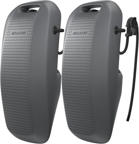 Ehaho Pontoon Boat Fenders, Boat Bumpers for Docking, High-Density EVA Foam with Secure Fit Lip and Locking Clips for Hull Protection (Grey, 2 Pack) in Saudi Arabia