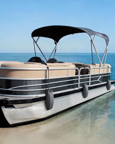 Ehaho Pontoon Boat Fenders, Boat Bumpers for Docking, High-Density EVA Foam with Secure Fit Lip and Locking Clips for Hull Protection (Grey, 2 Pack) in Saudi Arabia
