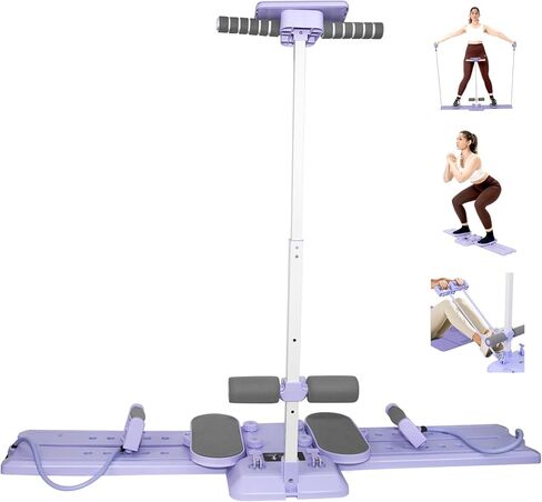 KESHWELL Ab Machine,Thigh Leg Exerciser,Sit Up Exercise Equipment for Man & Women,Pelvic Floor Exercise Devices for Home,Multifunctional Workout Equipment with Resistance Bands for Weight Loss in Kuwait