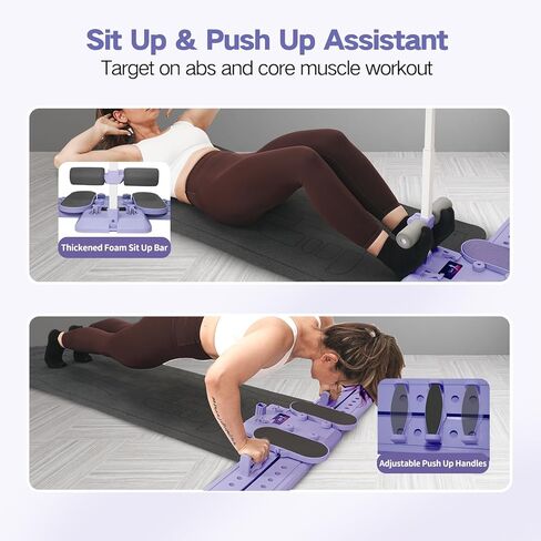 KESHWELL Ab Machine,Thigh Leg Exerciser,Sit Up Exercise Equipment for Man & Women,Pelvic Floor Exercise Devices for Home,Multifunctional Workout Equipment with Resistance Bands for Weight Loss in Kuwait