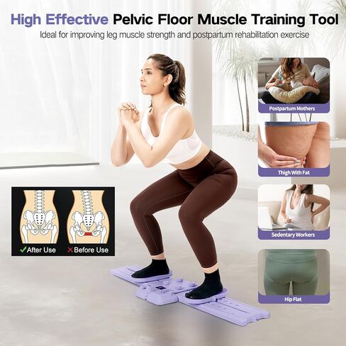 KESHWELL Ab Machine,Thigh Leg Exerciser,Sit Up Exercise Equipment for Man & Women,Pelvic Floor Exercise Devices for Home,Multifunctional Workout Equipment with Resistance Bands for Weight Loss in Kuwait