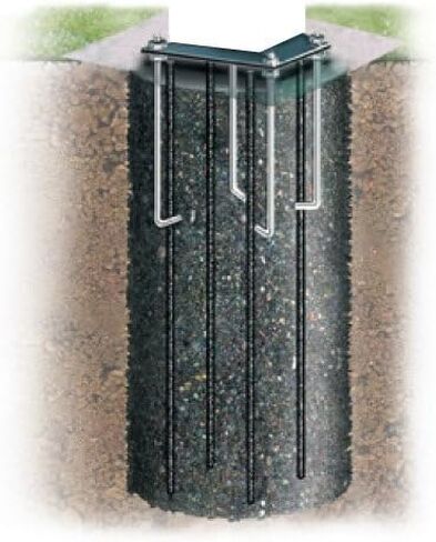 Ground Anchor Kit for Residential Basketball Poles in Kuwait