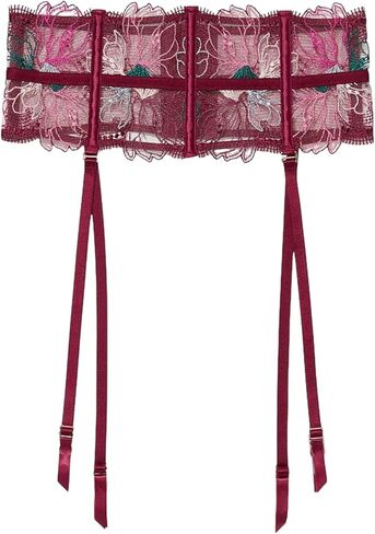 Victoria's Secret Very Sexy Shine Strap Lace Garter Belt (XS-XXL) (Floral Lace, Medium/Large) in Saudi Arabia