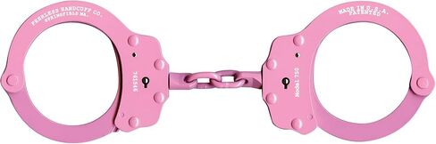 شركة Peerless Handcuffs Company 752B أصفاد ذات سلسلة كبيرة الحجم، وردي in Saudi Arabia