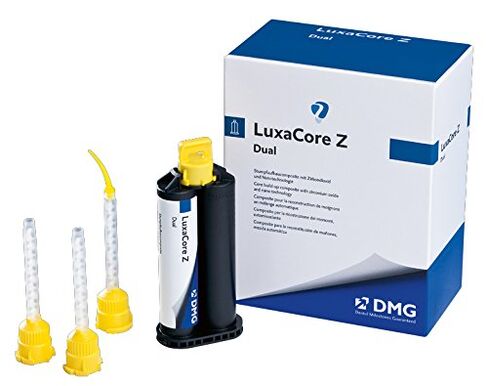 213331 مجموعة إعادة تعبئة ظلال العيون LuxaCore Z-Dual Automix، 1 جم - خرطوشة 48 جم، 35 نصيحة للخلط و35 نصيحة داخل الفم، أزرق in Kuwait
