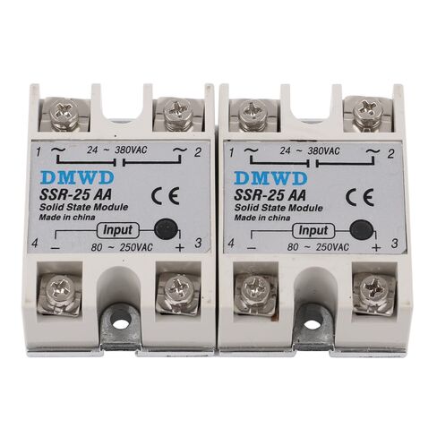 SSR-40DD Solid State Relay DC to DC (Input 3-32V DC Output 5-60V DC) 2 PCS Single Phase in Saudi Arabia