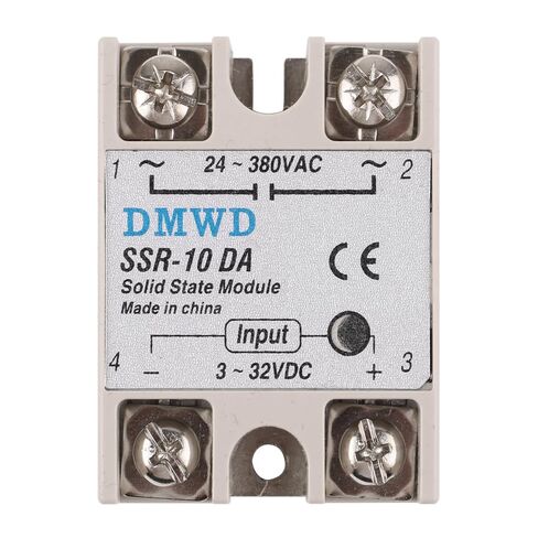 SSR-40DD Solid State Relay DC to DC (Input 3-32V DC Output 5-60V DC) 2 PCS Single Phase in Saudi Arabia