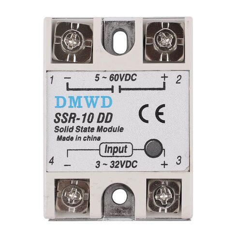 SSR-40DD Solid State Relay DC to DC (Input 3-32V DC Output 5-60V DC) 2 PCS Single Phase in Saudi Arabia