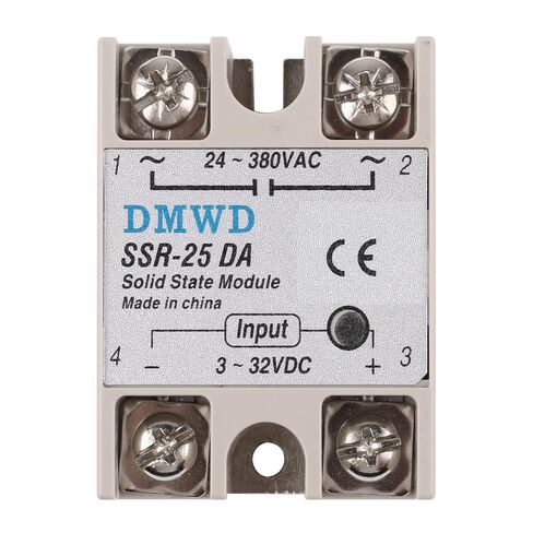 SSR-40DD Solid State Relay DC to DC (Input 3-32V DC Output 5-60V DC) 2 PCS Single Phase in Saudi Arabia