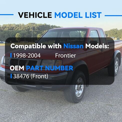 Front Door Hinge Pin and Bushing Repair Kit Compatible with 1998-2004 Frontier Replaces 38476 in Kuwait