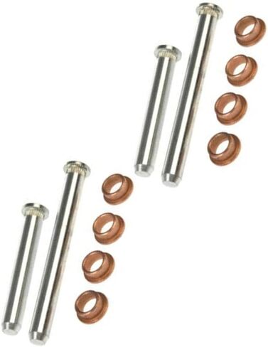 Door Hinge Pin and Bushing Kit Rear 2 PCS for Dodge D100,D150,D250,D350,W150 1984 1985 1986 1987 1988 1989 1990 1991 1992 1993 Replacement 6500975, 6500976, 4615311 in Saudi Arabia