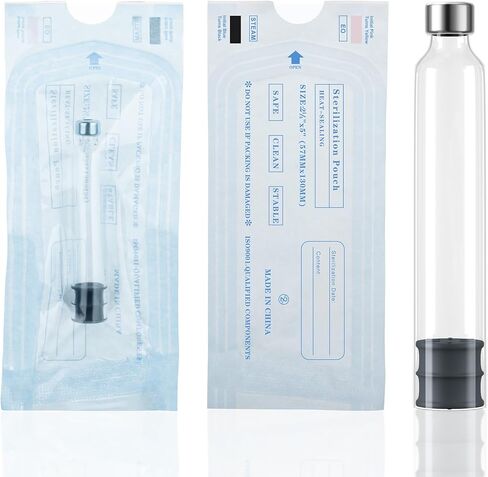 ولكن ليس خرطوشة قلم الببتيد 3 مل، 10 عبوات خراطيش 3cc متوافقة مع أقلام الحقن V1 وV2 القابلة لإعادة الاستخدام، معبأة بشكل فردي، معقمة بالبخار in Kuwait