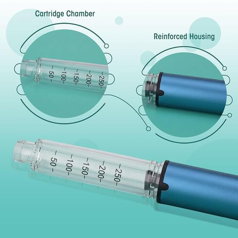 60 Unit Reusable Pen Injector Device with Adjustable Dose Dial Compatible,Clear Scale Design and Protect Case in Kuwait