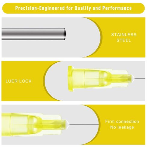 30Gauge 5/16 Inch Needle, Disposable Luer Lock Accessories, Individually Sterile Wrapped, 100pack in Kuwait