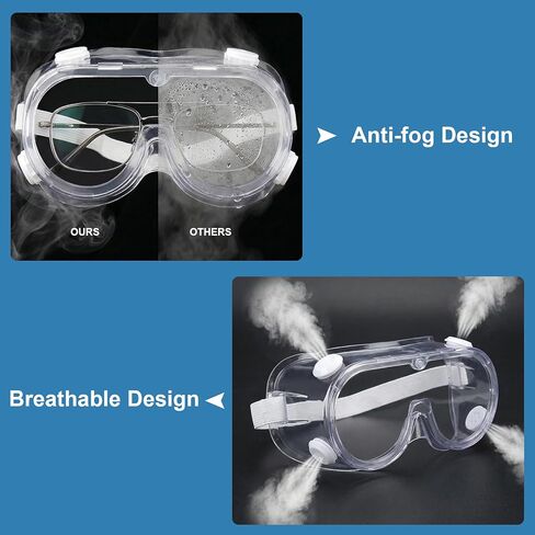 3Pcs Eyelash Goggles Shower Shield, Adjustable Eyelash and Eyebrow Protector Shower Goggles Shield, Glasses-Friendly Design for Eyelash Extensions, Microblading Aftercare and Cataract Surgery Recovery in Kuwait