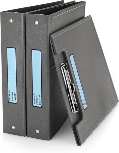 Carstens Patient I.D. Adhesive Medical Chart Labels for 1" Ring Binder Spines – Pre-Printed Sticker Labels (Room No. / Patient/Doctor), 5 3/8" x 1", Blue, Roll of 200, (8820-06) in Saudi Arabia