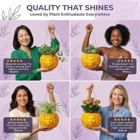 متعة وفريدة من نوعها من أشعة الشمس معلقة زارع سماوي ملتوية لعشاق النباتات - سلة زهرة في الهواء الطلق في الهواء الطلق للعصارة والنباتات الصغيرة - زخرفة حديقة الفناء in Kuwait