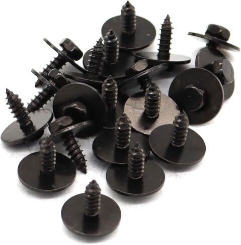 Genuine 40x Black Metal Hex Bolts with Washer and U-Nut Speed Fastener clips set For BMW OEM Genuine Replacement in Saudi Arabia