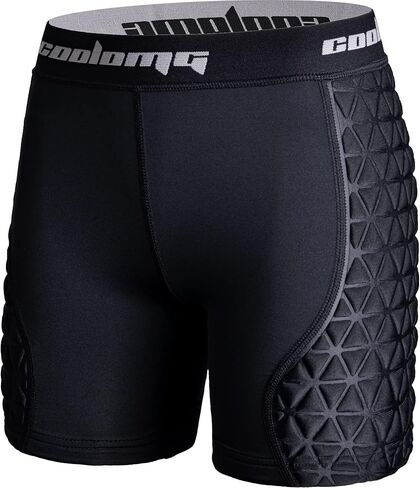 COOLOMG Women Padded Softball Sliding Shorts Compression Baseball Slider Short in Kuwait