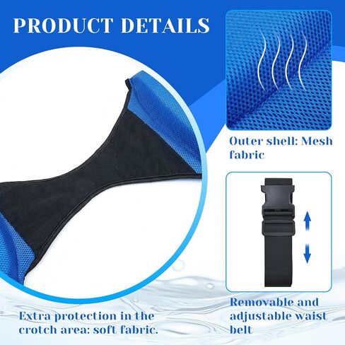 حزام التعويم في المياه العميقة وممارسة التمارين الرياضية سرج الماء مع حزام قابل للإزالة وحزام السباحة ومعدات التمارين المائية للمساعدة في اللياقة البدنية والتدريب على السباحة in Kuwait