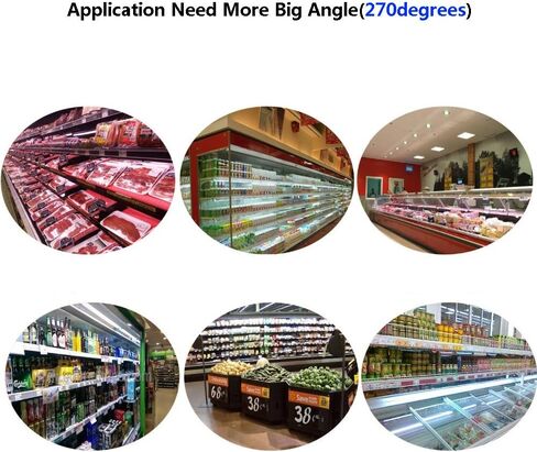 مصباح LED متكامل على شكل 4FT 36 وات، مكافئ 80 وات، غطاء شفاف لإضاءة متجر T8، أبيض بارد 6000 ك، AC85-265V، حزمة مصابيح باب تبريد LED مكونة من 25 قطعة in Kuwait