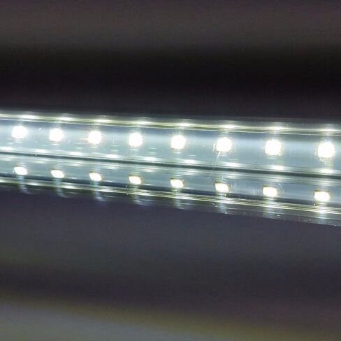 مصباح LED متكامل على شكل 4FT 36 وات، مكافئ 80 وات، غطاء شفاف لإضاءة متجر T8، أبيض بارد 6000 ك، AC85-265V، حزمة مصابيح باب تبريد LED مكونة من 25 قطعة in Kuwait