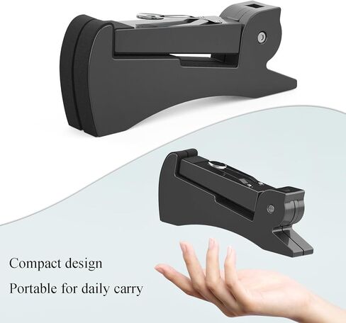 DIDA Portable Travel Guitar Stand, Lightweight Stable A- Frame Plastic Guitar Stand Holder for Acoustic, Electric Guitars, Ukulele, Foldable Guitar Stand Floor, Single Guitar Holder (Black) in Saudi Arabia