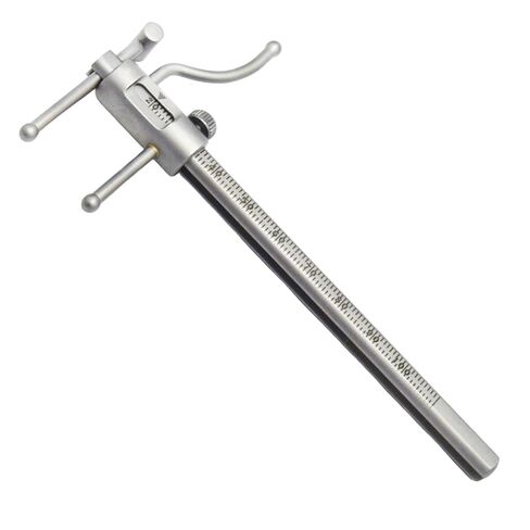 Dental Orthodontic VDO Gauge – Apollo Venus Orthodontic Measuring Gauge for Vertical Dimension of Occlusion, Endodontic & Dental Assessment Tool 20mm to 100mm with Storage Bag in Kuwait