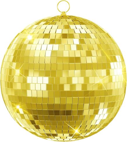 Large Silver Mirror Disco Ball, 12/16/20 Inches Hanging Design - Wedding Party Club DJ Stage Event Decoration (Silver, 20 Inches) in Saudi Arabia