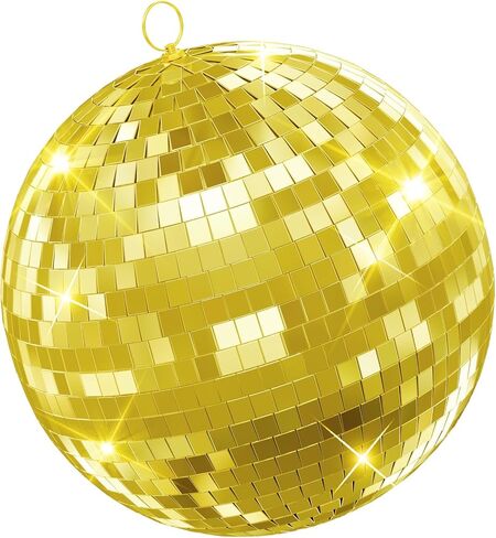 Large Silver Mirror Disco Ball, 12/16/20 Inches Hanging Design - Wedding Party Club DJ Stage Event Decoration (Silver, 20 Inches) in Saudi Arabia