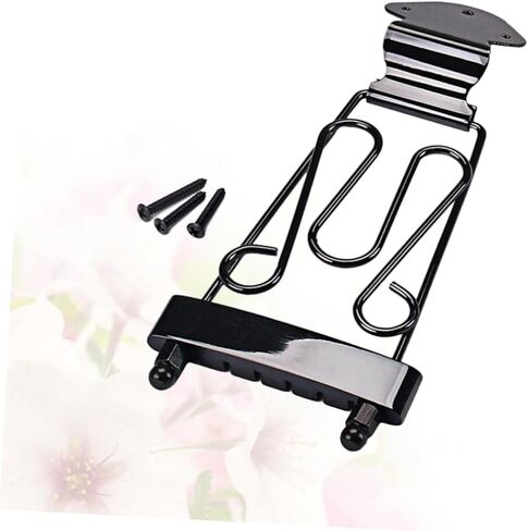 Adjustable Archtop Guitar Tailpiece Bridge with Screws String Design for Guitar Easy Installation Replacement for Old Damaged Parts in Saudi Arabia