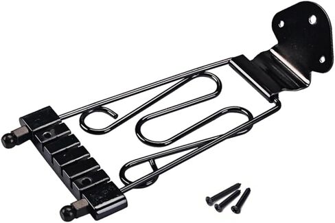 Adjustable Archtop Guitar Tailpiece Bridge with Screws String Design for Guitar Easy Installation Replacement for Old Damaged Parts in Saudi Arabia