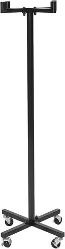 Ring Trolley 4 Wheeler Metal Mobile Jump Rope Tree Rack High 120CM/46.8in Mobile Gymnastic Hoops Organizer for Sport and Exercising Playroom Organization in Kuwait