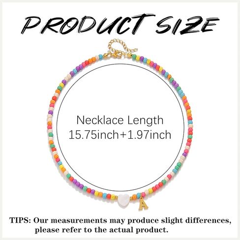 Initial Necklace for Girls Choker Necklace for Women Heart Necklace for Teen Girls Valentine's Day Gifts for Her in Kuwait