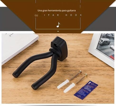 1pc Guitar Wall Mount Holder with Adjustable Soft Hook Universal Type Guitars Ukulele Bass Erhu Hanger in Saudi Arabia