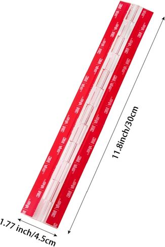 12 Inch Transparent Acrylic Piano Hinge 2Pcs, Self-Adhesive Continuous Hinges 12" Plastic Hinges for Cabinet Aquarium Lid Glass Door Plexiglass Cabinet Box DIY Projects in Saudi Arabia