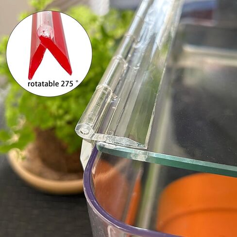 12 Inch Transparent Acrylic Piano Hinge 2Pcs, Self-Adhesive Continuous Hinges 12" Plastic Hinges for Cabinet Aquarium Lid Glass Door Plexiglass Cabinet Box DIY Projects in Saudi Arabia