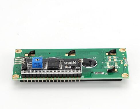 Dioche Enhanced Performance LCD Module 1602 Display with I2C Interface Adapter Board for Easy Installation, Blue Screen in Saudi Arabia
