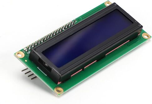 Dioche Enhanced Performance LCD Module 1602 Display with I2C Interface Adapter Board for Easy Installation, Blue Screen in Saudi Arabia