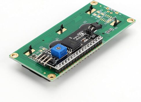 Dioche Enhanced Performance LCD Module 1602 Display with I2C Interface Adapter Board for Easy Installation, Blue Screen in Saudi Arabia