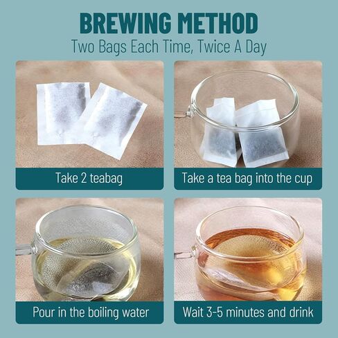 Wins Town Evening Primrose Tea, Pure & Natural Herbal Teabags, Supports Hormonal Balance, Women's Wellness & Skin Health, 20 Count in Kuwait