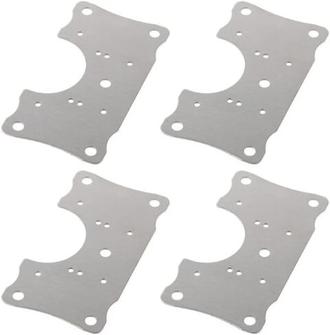 4Pack Stainless Steel Hinge Repair Plate Furniture Door Hinge Repair Accessories in Kuwait
