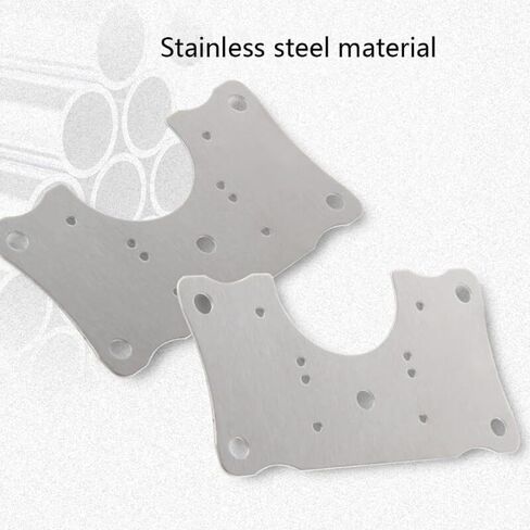 4Pack Stainless Steel Hinge Repair Plate Furniture Door Hinge Repair Accessories in Kuwait