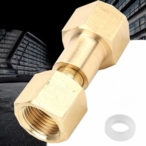 Brass CGA320 To CGA-580 CO2 Tanks To Argons Regulator Nut Cylinder Valves Precisions Threaded Argons Regulator Adapt in Saudi Arabia