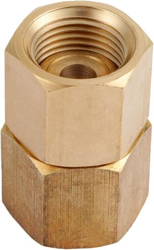 Brass CGA320 To CGA-580 CO2 Tanks To Argons Regulator Nut Cylinder Valves Precisions Threaded Argons Regulator Adapt in Saudi Arabia