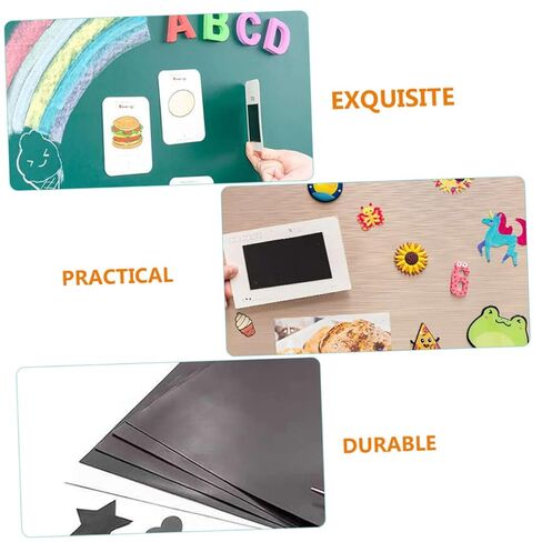 5pcs Magnetic Adhesive Sheets DIY Fridge Magnet Sheets Self Adhesive Magnets for Refrigerator in Kuwait